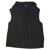 Max Mara Wool knit top in black