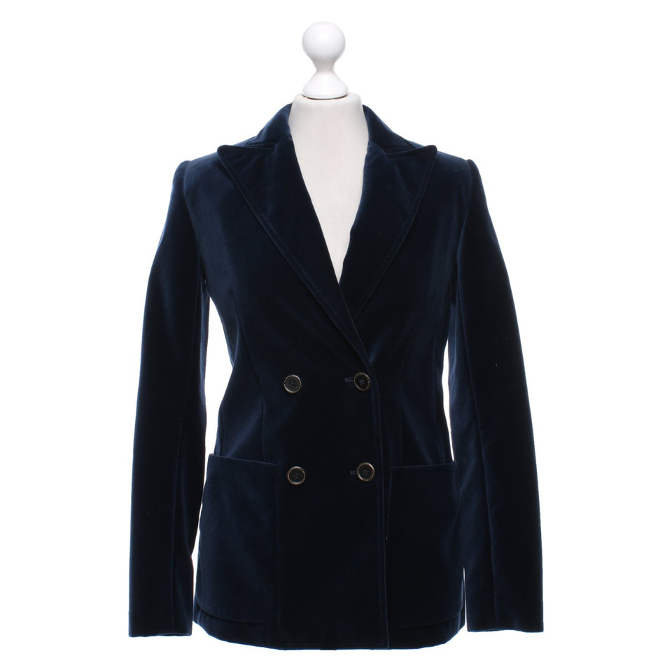 Sonia Rykiel Blazer in Cotone in Blu