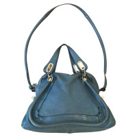 Chloé Paraty Handbag aus Leder in Blau
