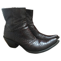 Gianni Barbato Ankle boots made of Python leather