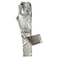 Saint Laurent Silver-colored trousers