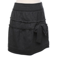 Alberta Ferretti skirt in dark gray