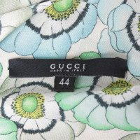 Gucci Seidenkleid mit floralem Muster