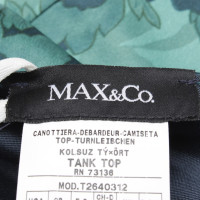 Max & Co Satijnen blouse met bloemenprint