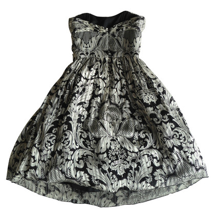 Anna Sui Gedrukte zijden jurk