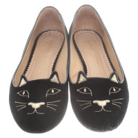 Charlotte Olympia Ballerines en noir