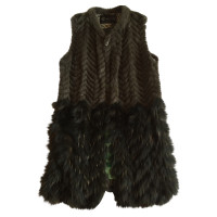 Versace Gilet lungo in pellicia 40 IT