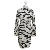 Blumarine Gebreide jurk met zebra patroon