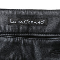 Luisa Cerano Paire de Pantalon en Noir