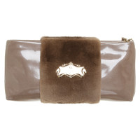 Aigner Clutch Lakleer in Taupe