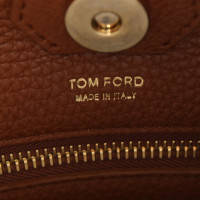 Tom Ford Handtasche aus Leder in Braun