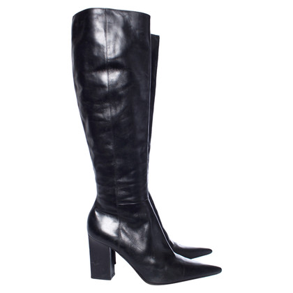Michel Perry Boots Leather in Black