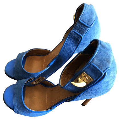 Givenchy Chaussures compensées en Daim en Bleu