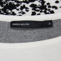 Karen Millen Knit dress in black / white
