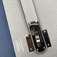 Hermès Kelly Bag 35 aus Leder in Grau