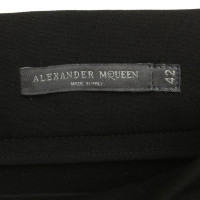 Alexander McQueen High Waist Broek in zwart