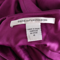 Diane Von Furstenberg Dress Jersey in Fuchsia