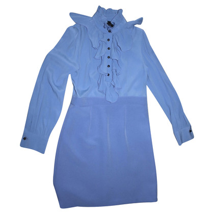 Atos Lombardini Dress Cotton in Blue