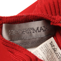 Sport Max Vestito rosso con il collare