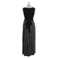 Hobbs Maxi dress in black and white