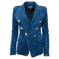 Balmain Blazer Katoen in Blauw