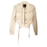 Mulberry Leather jacket in cream