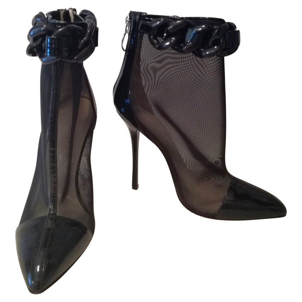 Versus Ankle boots Patent leather in Black
