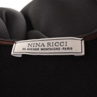 Nina Ricci Blusen-Shirt in Dunkelbraun