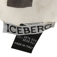 Iceberg Sciarpa di seta con stampa