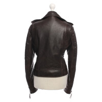 Balenciaga Jacket/Coat Leather in Brown