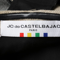 Jc De Castelbajac Dress Linen in Beige