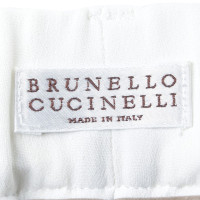 Brunello Cucinelli trousers in white