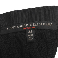 Alessandro Dell'acqua Skirt Wool in Black