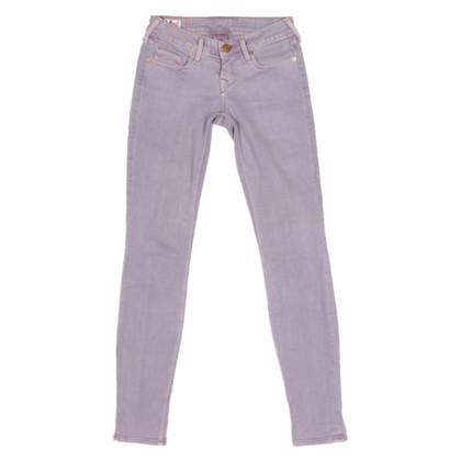 True Religion Jeans aus Baumwolle in Violett