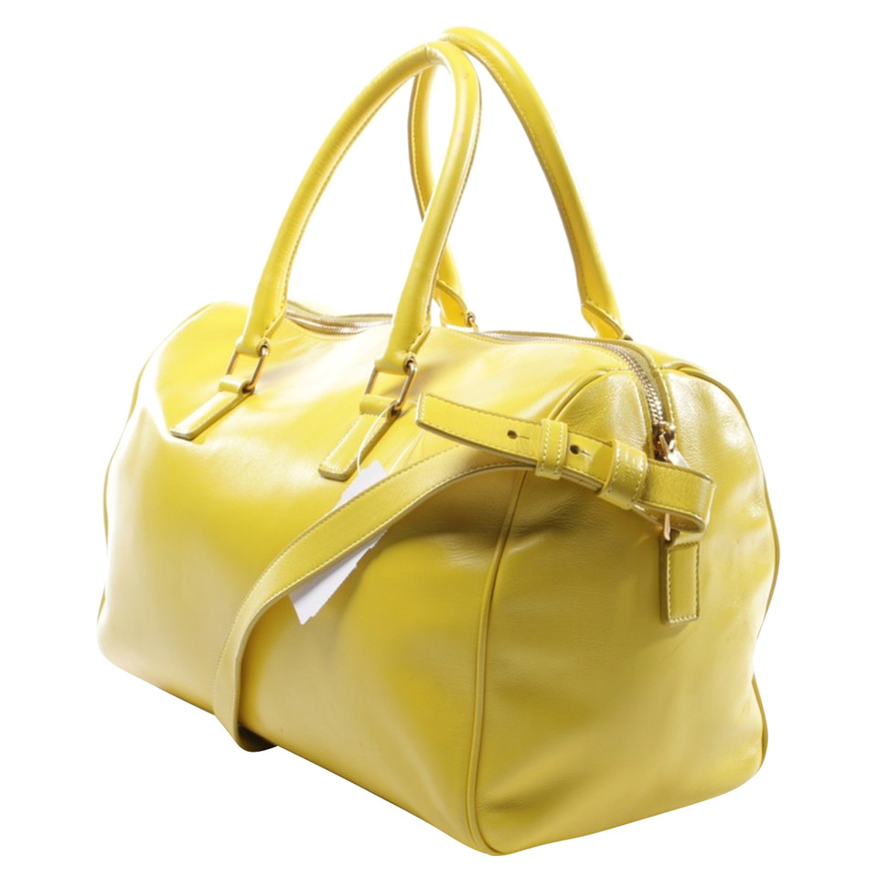 Saint Laurent Shoulder bag Leather in Yellow