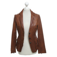 Iq Berlin Lederjacke in Cognac