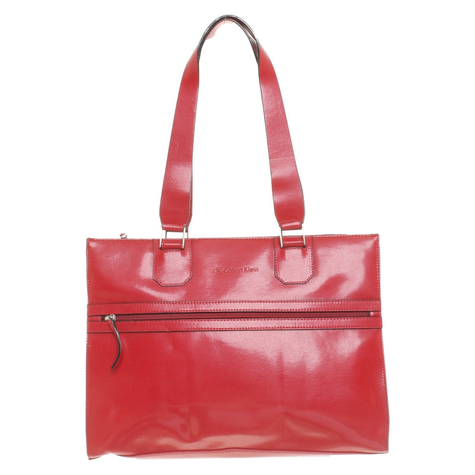 Calvin Klein Sportive Handtasche in Rot