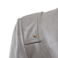 Matthew Williamson Leather jacket in grey