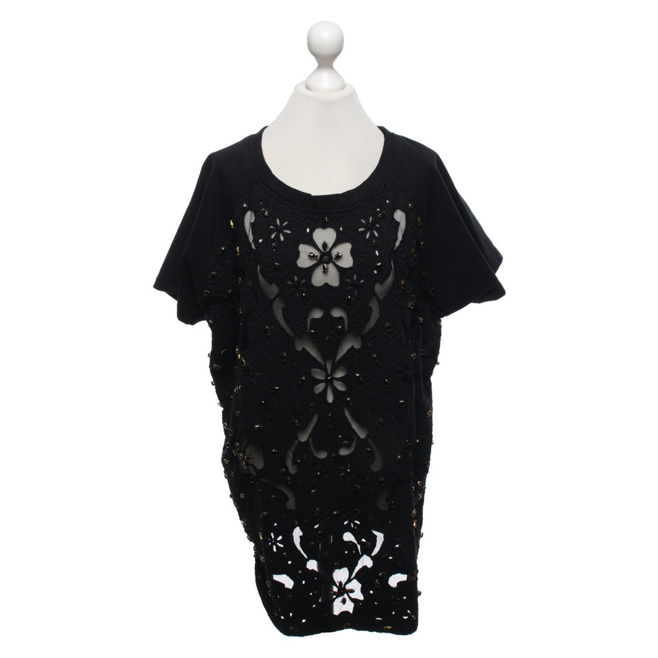 Valerie Khalfon  Kleid aus Baumwolle in Schwarz