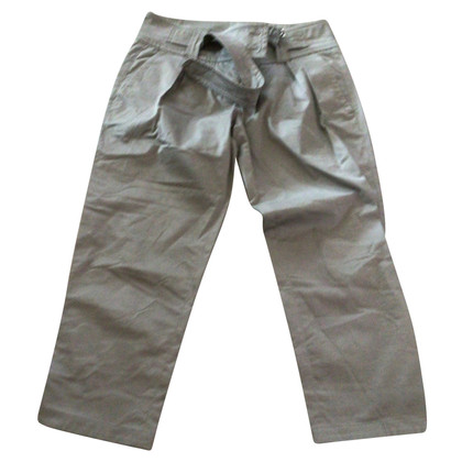 Prada Trousers Cotton in Khaki