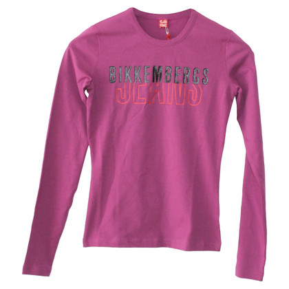 Bikkembergs Oberteil aus Baumwolle in Fuchsia