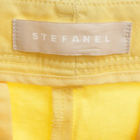 Stefanel Pants in Yellow