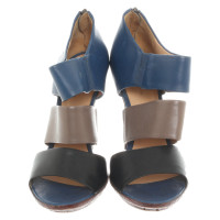 Bottega Veneta Sandals Leather in Blue