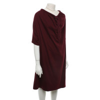 Mm6 By Maison Margiela Oversized dress in Bordeaux