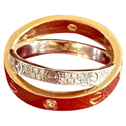 Cartier Love Ring mittel Gold in Goud