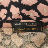 Maison Scotch Oversized shirt met patroon