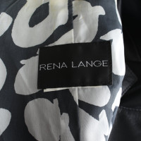 Rena Lange Jacke/Mantel aus Leder in Schwarz