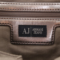 Armani Jeans Handtasche in Metallic-Optik