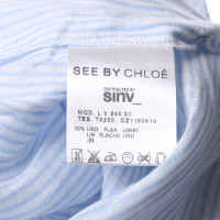 See By Chloé Striped dress in blue / white