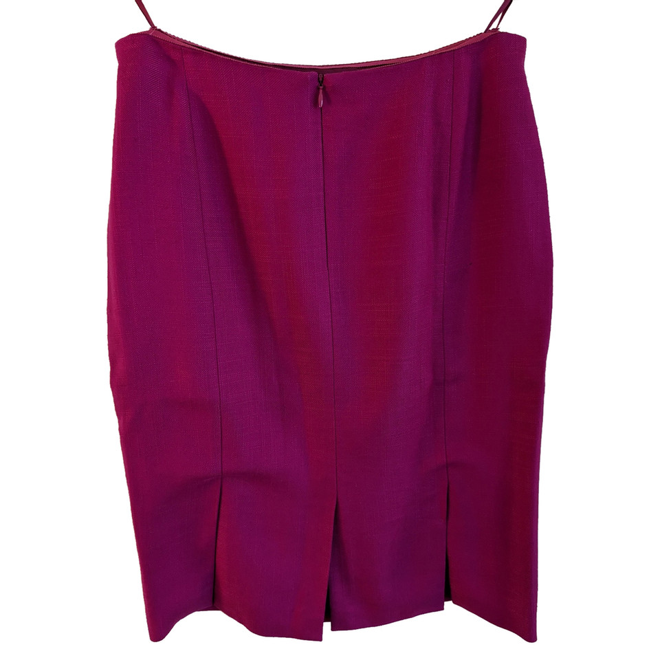 Rena Lange Skirt Silk in Fuchsia